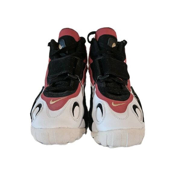 Nike Air Max Sped Turf 49ers Sneakers Men\'s Size 8.5 Red, White, Black, And Gold main image 6